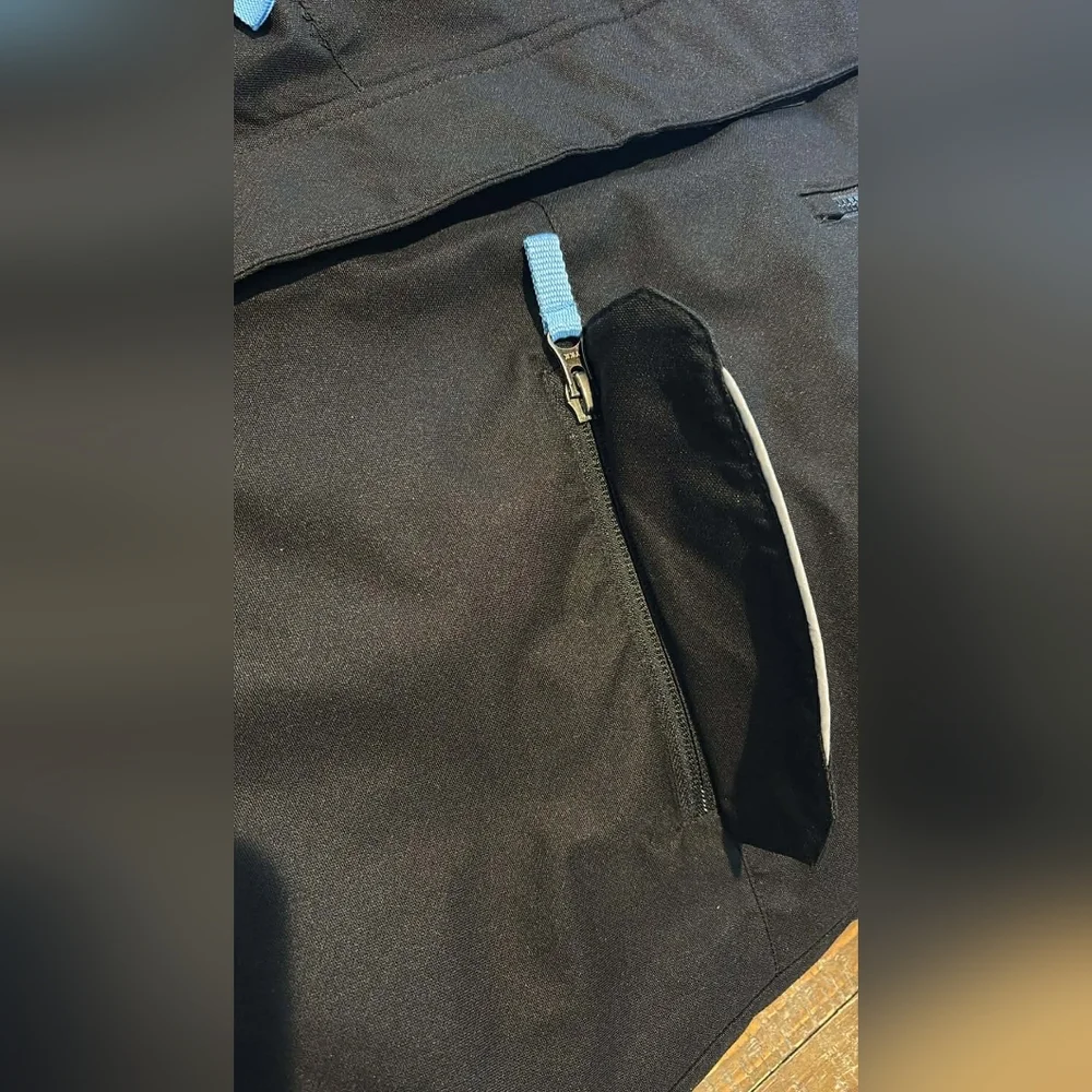 Swiss Tech Kids Winter Coat Black and Blue Abstract Design Zip Out Liner‎ Unisex